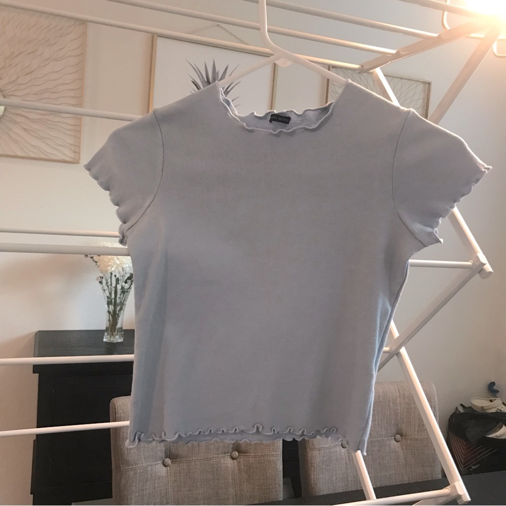 Brandy Melville baby blue tee